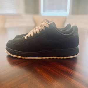 Nike Air Force 1 Low Black and White Suede